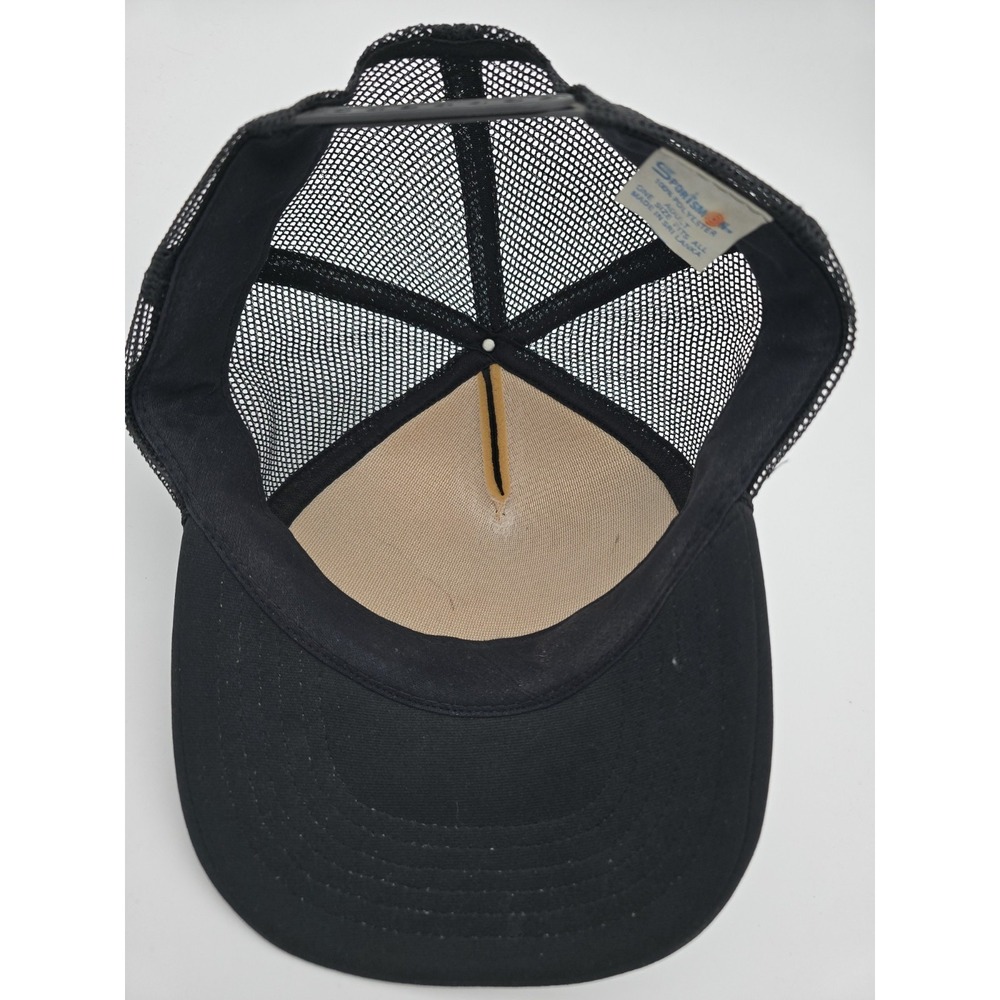 Dark And Unusual Wibert Burial Vaults Braided Trucker Hat Black Pre-owned - Picture 2 of 5